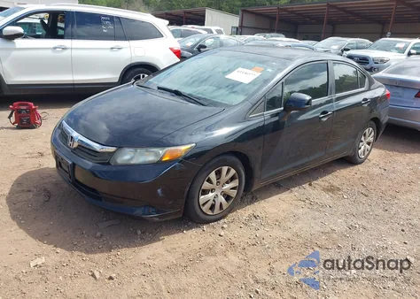 2012 Honda Civic Lx z USA, uszkodzony, nr VIN 19XFB2F51CE059363